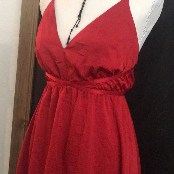 Express Red Strappy Dress - Picture 5 of 7